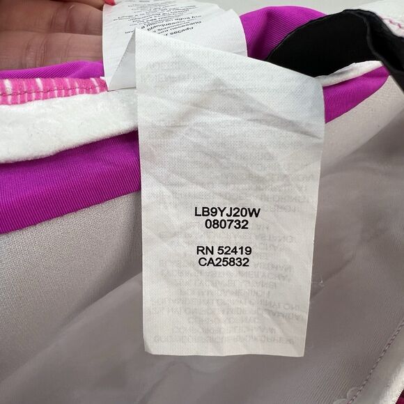 La Blanca Plus Sz 20W Tropic Of The Day Bandeau One-Piece Swimsuit Bright Colors - Picture 14 of 16